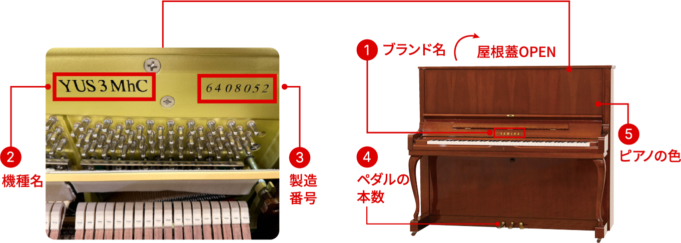 アップライトピアノ